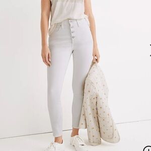 Madewell curvy high rise skinny crop jean MA048